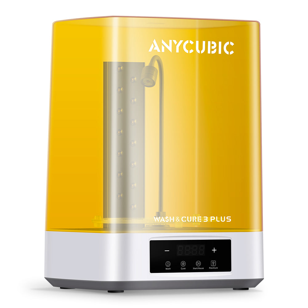 Dva režimy umývania živicových výtlačkov v Anycubic Wash & Cure 3.0 Plus