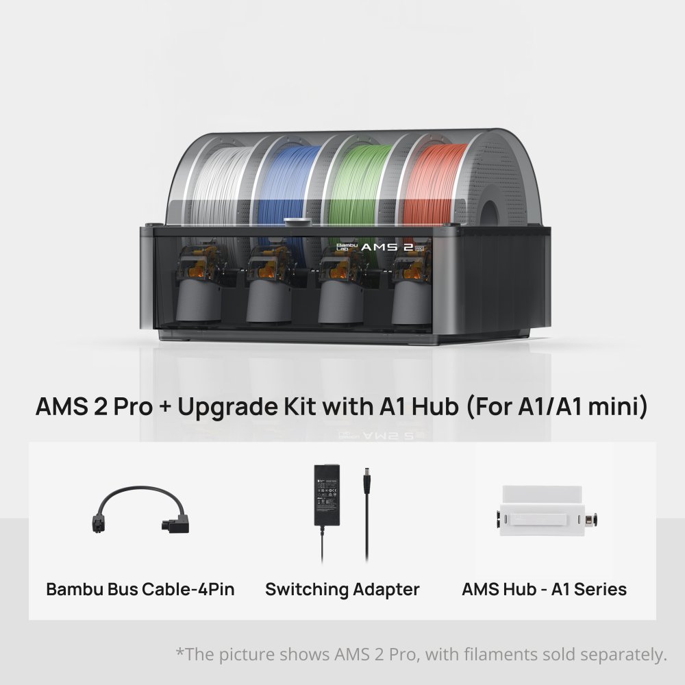 AMS 2 Pro – upgrade kit s A1 Hub pro A1/A1 Mini