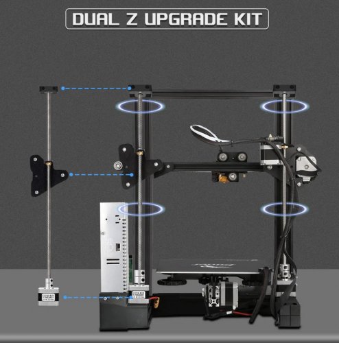 Sada dvojité trapézové tyče Dual-Z | Upgrade-Kit, pro Ender-3/PRO