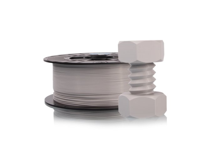 Filament-PM PETG 1.75mm 1kg | více barev - Barva filamentu, Plasty Mladeč: Šedá
