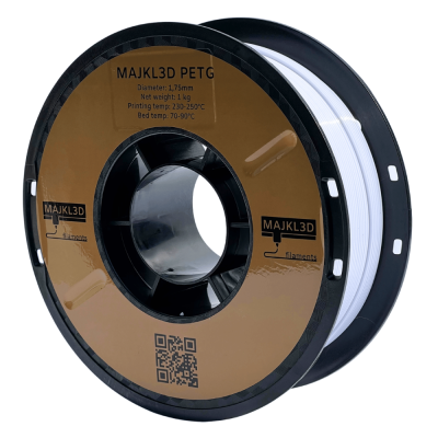 Majkl3D-Filaments PETG 1.75mm 1kg | Biela
