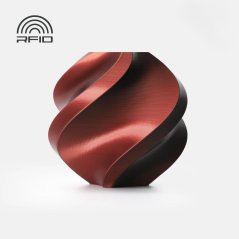 Bambu Lab PLA Silk Dual Color with spool, 1kg | Velvet Eclipse (Black-Red)