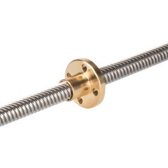 Trapezoidal threaded rod T8, 8mm | length 500mm