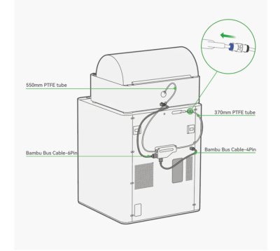 Bambu Lab PTFE Tube (3pcs) - For X1 Series