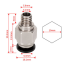 Creality Push-Fitting konektor