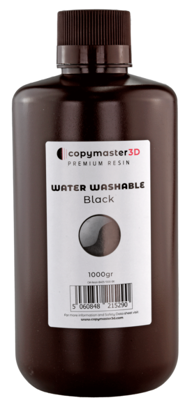 Copymaster3D Resin UV Water Washable, 1kg | Black