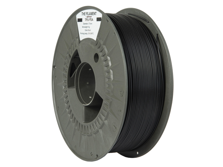 Filament "The Filament" TPU-95A 1.75mm BLACK 1kg