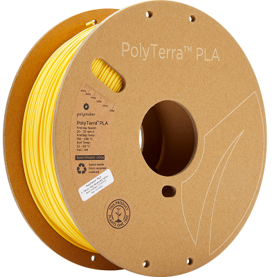 Polymaker PolyTerra PLA 1.75mm 1kg | Žltá - Savannah Yellow