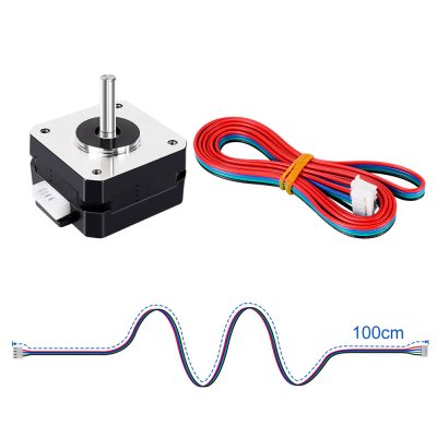 Lehký krokový motor Nema17, pro Titan extruder | výška 23mm