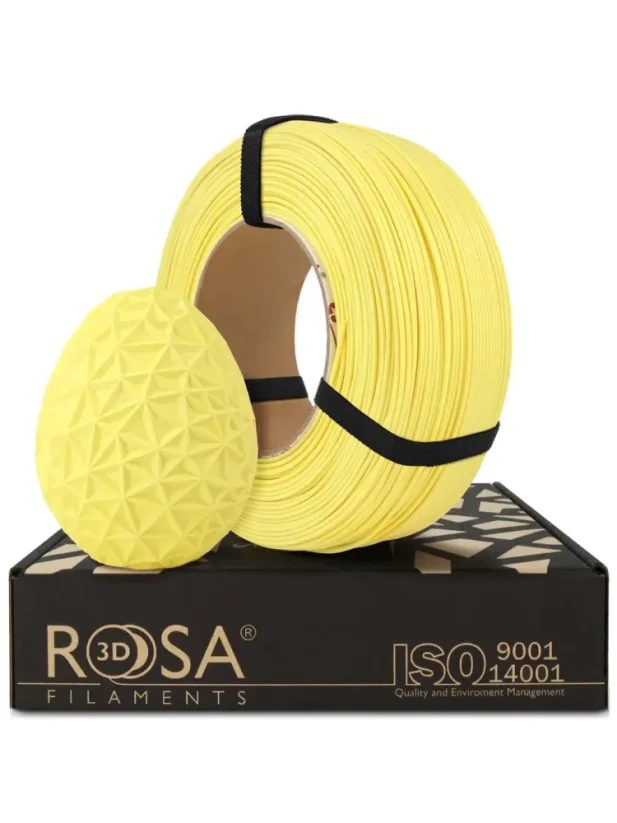 Rosa3D Filament PLA Pastel 1.75, 1kg, ReFill | Yellow