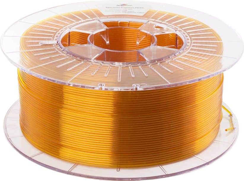 Spectrum filament Premium PET-G 1.75mm 1kg | Žlutá – Transparent Yellow