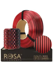 Rosa3D Filament PLA Magic Silk 1.75, 1kg, ReFill | Mistic Red