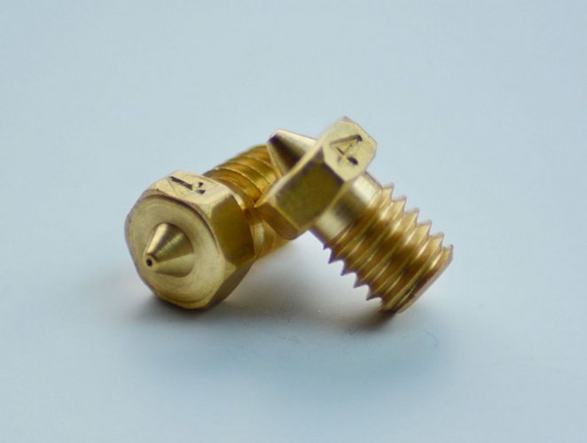 CZ Nozzle (100% quality), brass - Nozzle Diameter: 0,6