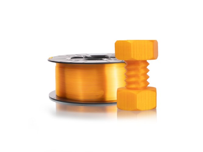 Filament-PM PETG 1.75mm 1kg | více barev - Barva filamentu, Plasty Mladeč: Transparentní Žlutá