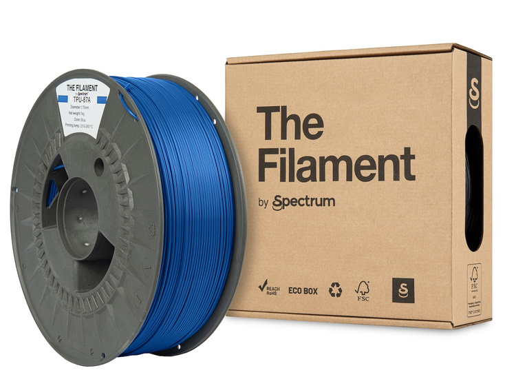 Filament "The Filament" TPU-87A 1.75mm BLUE  1kg