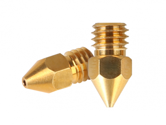 Creality Original Nozzle, MK8 | Brass - Nozzle Diameter: 0,3