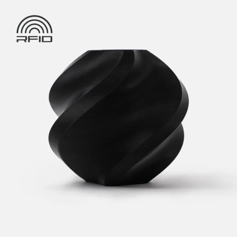 Bambu Lab PLA Basic 1kg, with spool | Čierna - Black