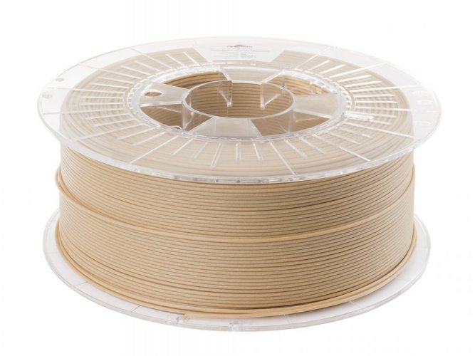 Spectrum filament Premium PLA WOOD 1.75mm vzhled dřeva 0.5kg | více barev - Filament colour, Spectrum: Wood - Wood Natural