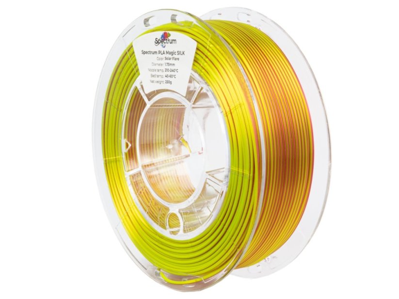 Filament Spectrum PLA Magic SILK 1.75mm, 250g | Solar Flare