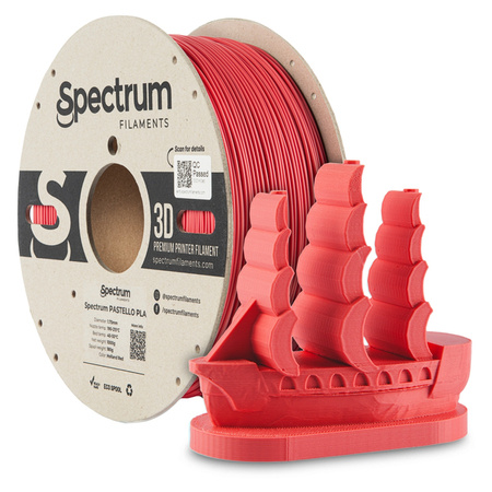 Spectrum filament Pastello PLA 1.75mm 1kg | HOLLAND RED