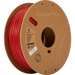 Polymaker PolyTerra PLA 1.75mm 1kg | Red - Army Red