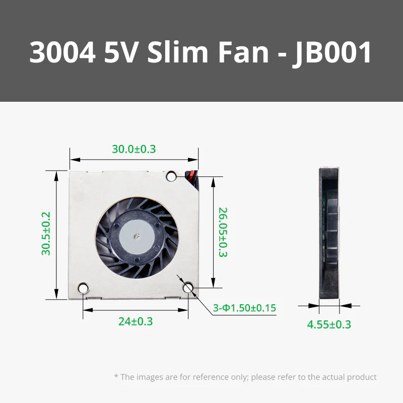 Bambu Lab 3004 5V Slim Micro Fan with 2pin PH1.0