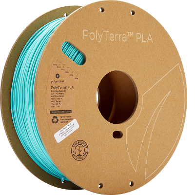 Polymaker PolyTerra PLA 1.75mm 1kg | Modrá - Arctic Teal