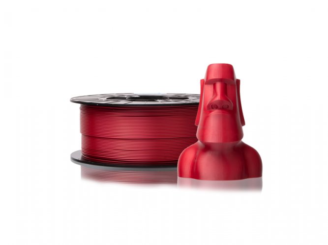 Filament-PM PLA 1.75mm 1kg | více barev - Barva filamentu, Plasty Mladeč: Perlová Červená