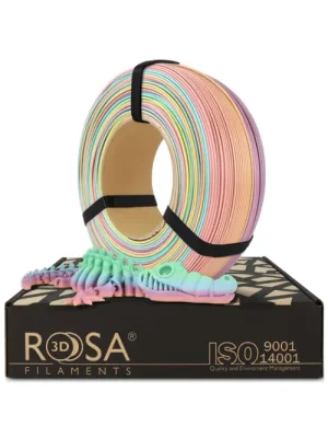 Rosa3D Filament PLA Pastel 1.75, 1kg, ReFill | Pastel Rainbow
