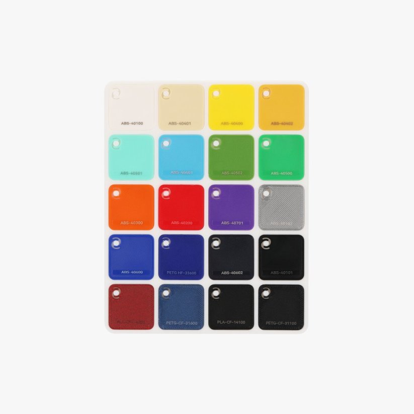 Bambu Lab Filament Swatches