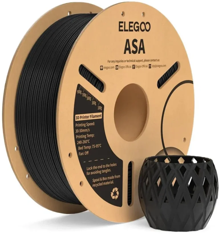 Elegoo Filament ASA, 1kg | Black