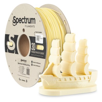 Spectrum filament Pastello PLA 1.75mm 1kg | LEMON CREAM