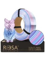 Rosa3D Filament PLA Multicolour Silk 1.75, 1kg, ReFill | Candy