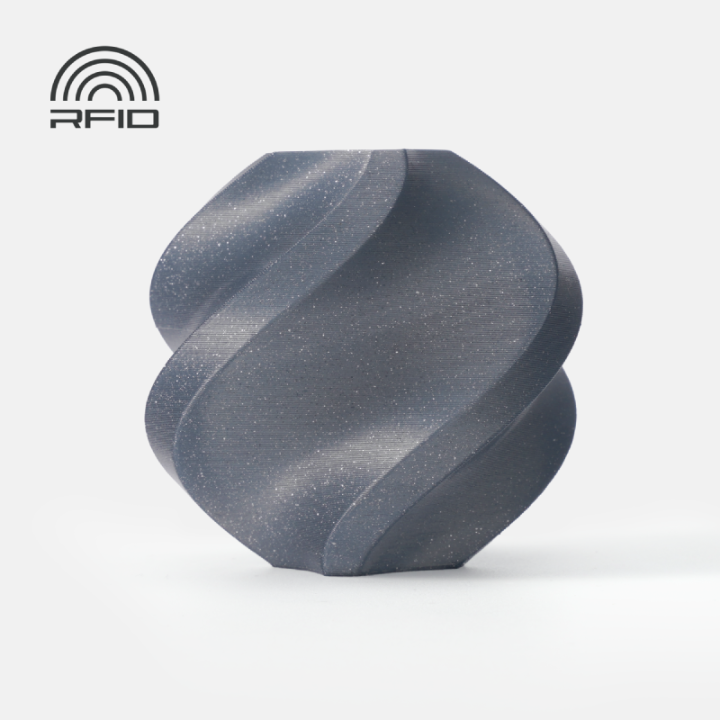 Bambu Lab PLA Sparkle with spool, 1kg | Šedá - Slate Gray