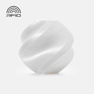 Bambu Lab PLA Silk+ Refill, 1kg | Bielá - White