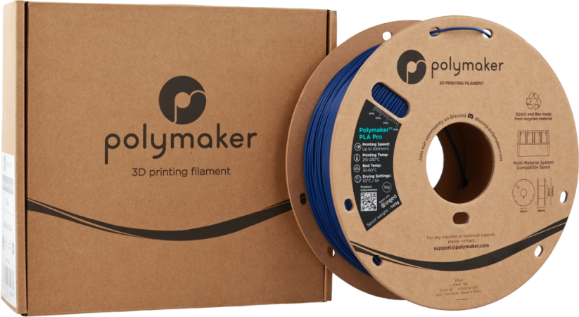 Polymaker PolySonic™ PLA Pro, 1.75mm, 1kg | Blue