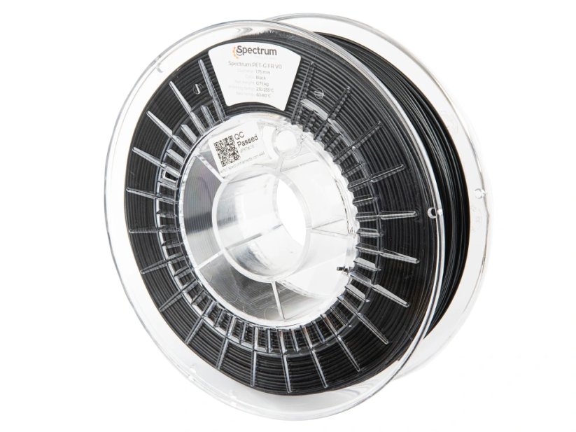 Spectrum filament PET-G FR V0 1.75mm 0.75kg | Černá