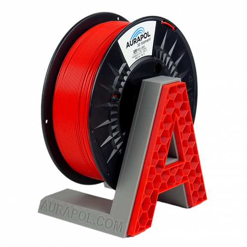 AURAPOL PLA 3D Filament 1 kg - 1,75 mm | more colours - Filament color, Aurapol: L-EGO red