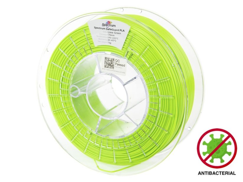 Spectrum Filament SafeGuard PLA 1.75mm 1kg | Zelená - Lime Green