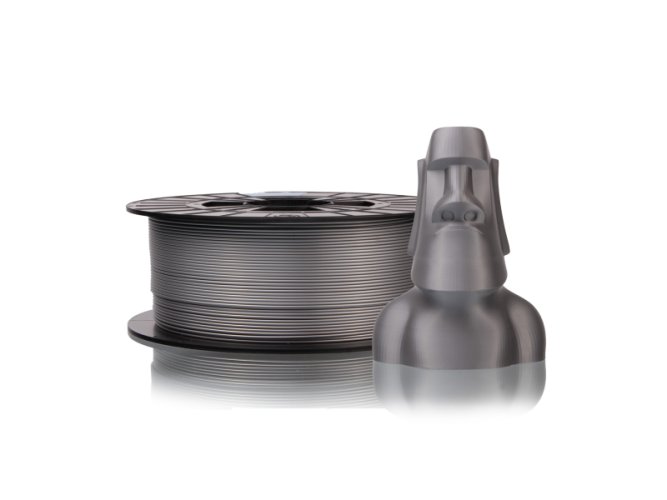 Filament-PM PLA 1.75mm 1kg | více barev - Barva filamentu, Plasty Mladeč: Stříbrná