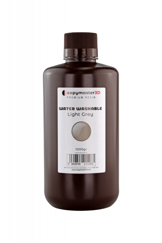 Copymaster3D Resin UV Water Washable, 1kg | Light Grey