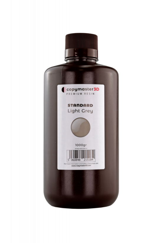 Copymaster3D Resin UV Standard, 1kg | LIGHT GREY