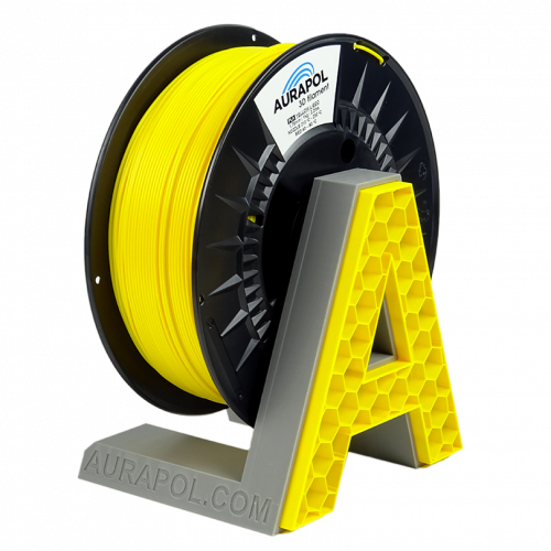 AURAPOL PLA 3D Filament 1 kg - 1,75 mm | more colours - Filament color, Aurapol: L-EGO yellow