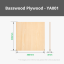 Bambu Lab 3mm Basswood Plywood (6pcs)