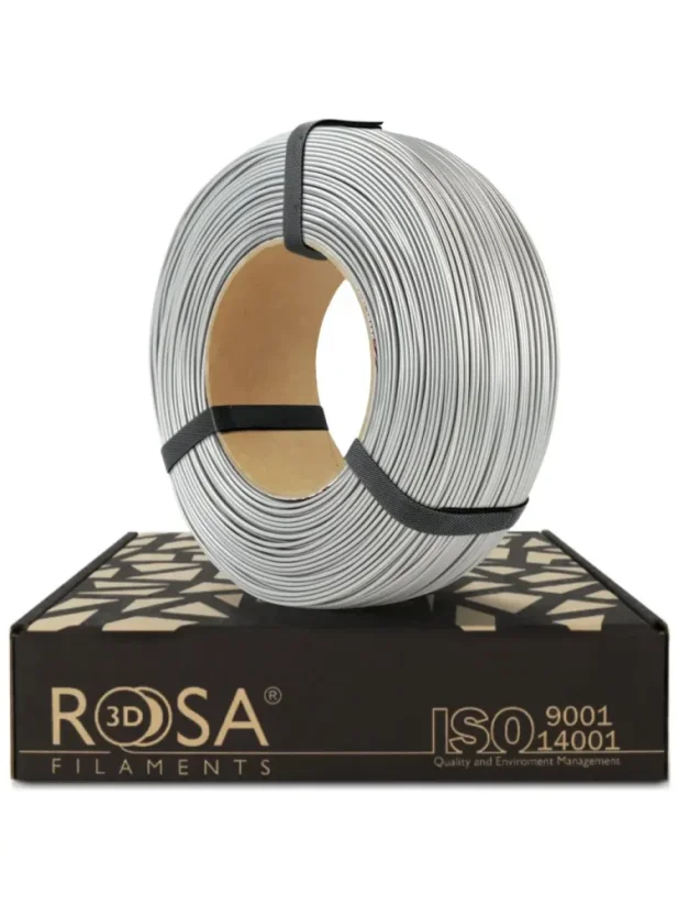 Rosa3D Filament PLA Starter 1.75, 1kg, ReFill | Saténově Šedá - Satin Gray