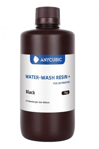 Anycubic Water Washable Resin Plus, 1kg | Černá