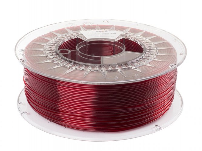 Spectrum filament Premium PET-G 1.75mm 1kg | more colours - Filament colour, Spectrum: Red - Transparent Red
