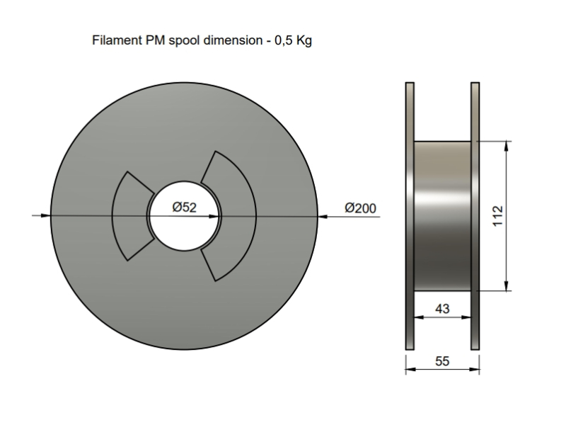 Filament-PM PETG FRJet self-extinguishing | Black