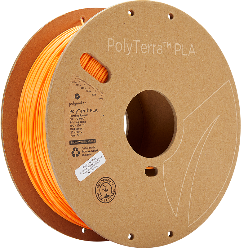 Polymaker Panchroma (PolyTerra) PLA 1.75mm 1kg | Oranžová - Sunrise Orange