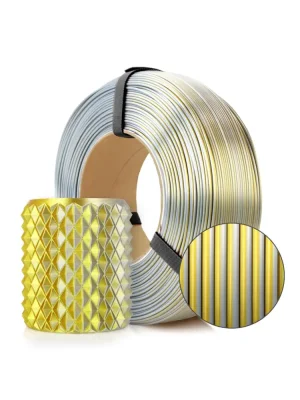 Rosa3D Filament PLA Magic Silk 1.75, 1kg, ReFill | Gold-Silver